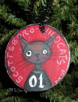 Scottsboro Wildcats Ornament #01